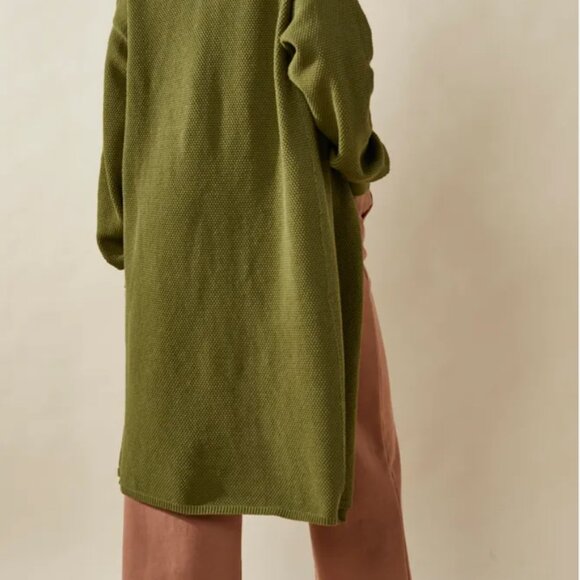 Hailee Convertible Cardigan - Kelp Green - Picture 3 of 3